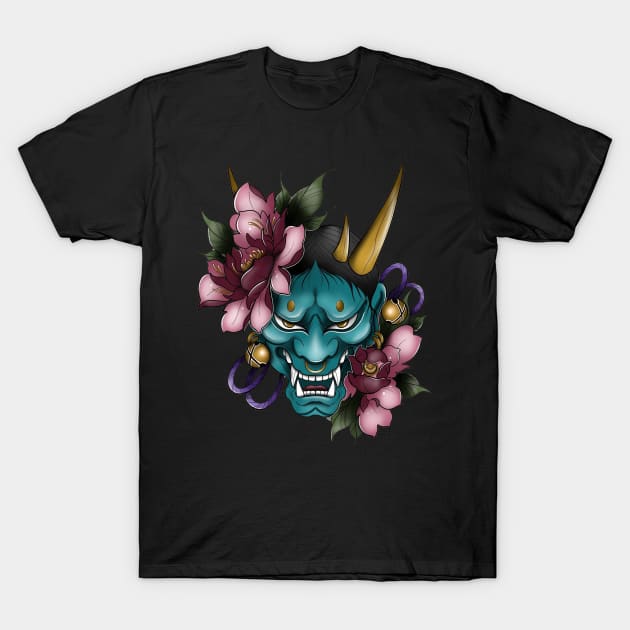 Hannya mask T-Shirt by sample the dragon